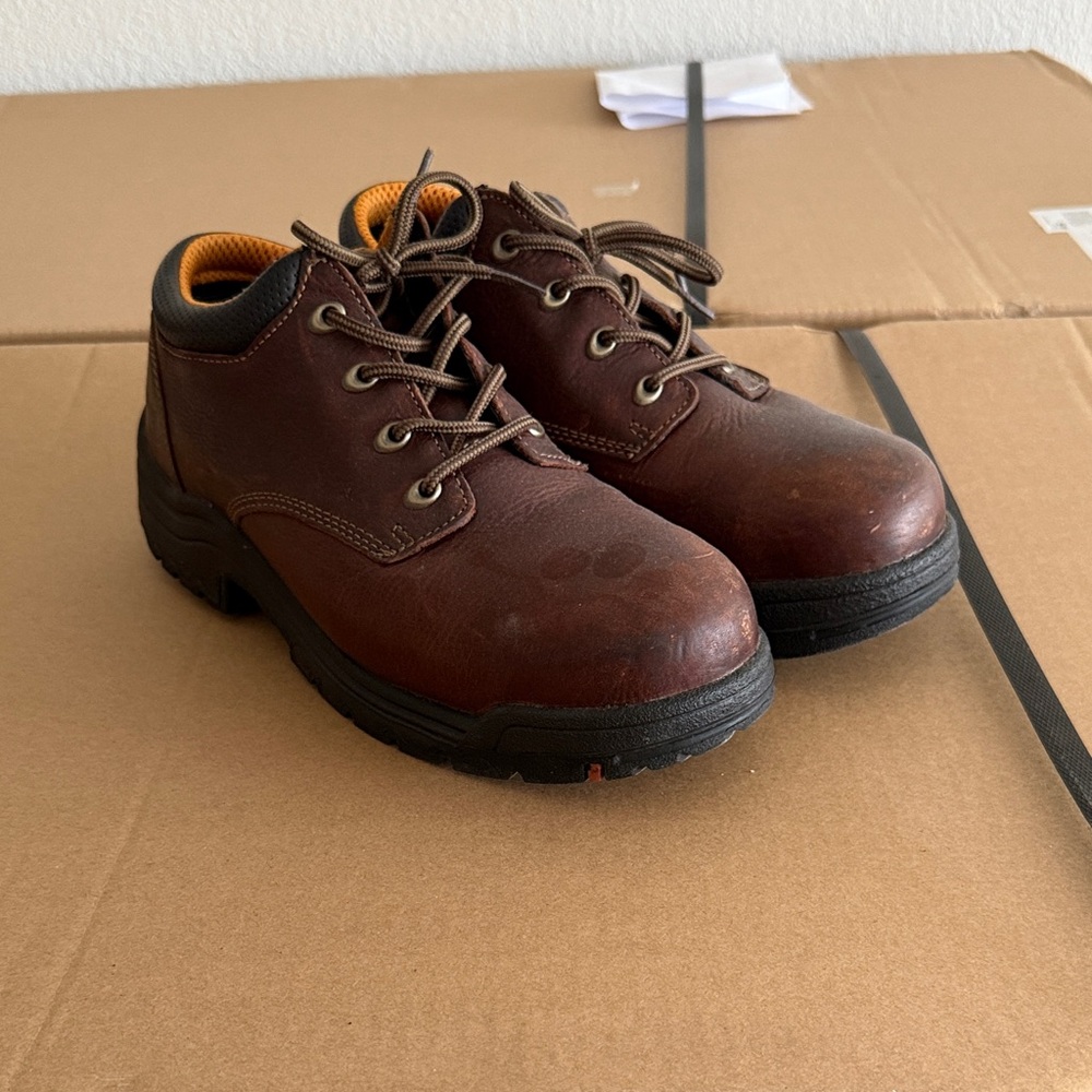 Timberland PRO Steel Toe Brown Leather Men's Boots